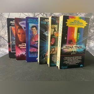 Star Trek TOS VHS Lot (No. I-VI)